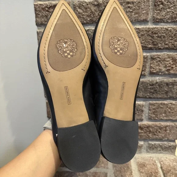 Vince Camuto Women's Arlette Slip-On Mules Black Leather Size 11M #232 - Picture 10 of 16